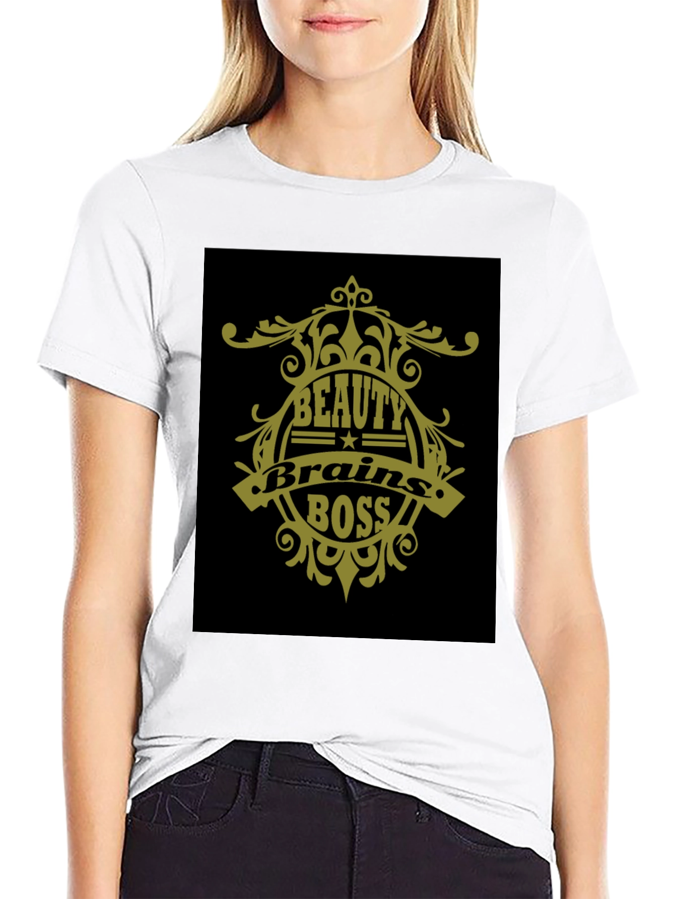 Beauty Brains Boss Graphic Tee