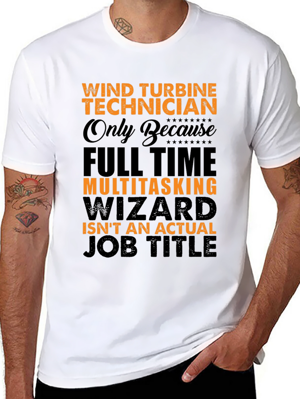 Wind Turbine Technician Novelty T-Shirt