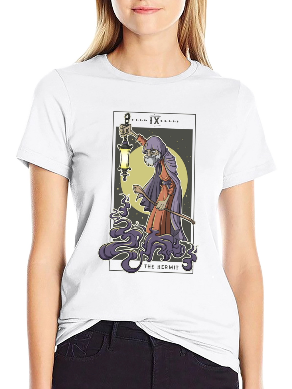 The Hermit Tarot Card Graphic Tee