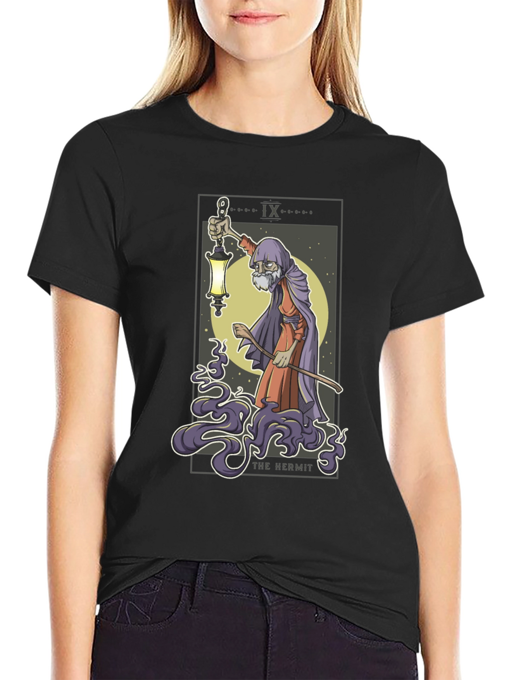 The Hermit Tarot Card Graphic Tee