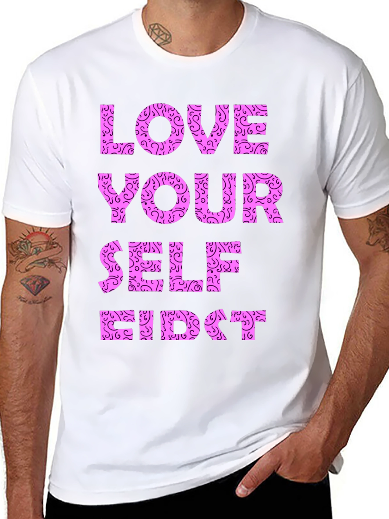 Love Yourself First Graphic T-Shirt
