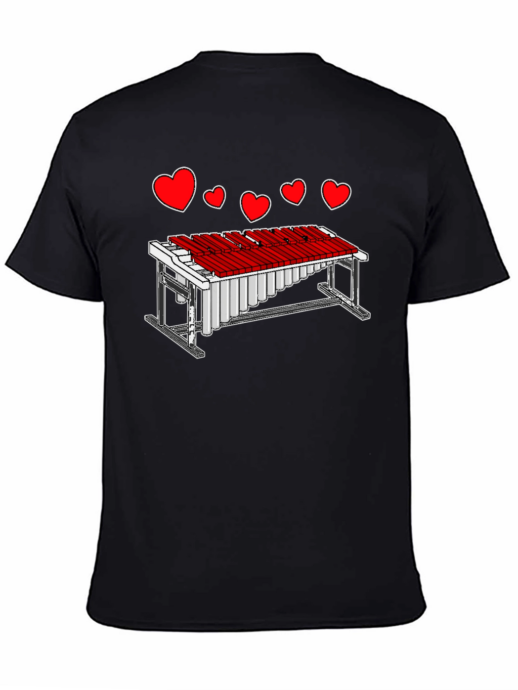 Musical Love T-Shirt - Percussionist Heart