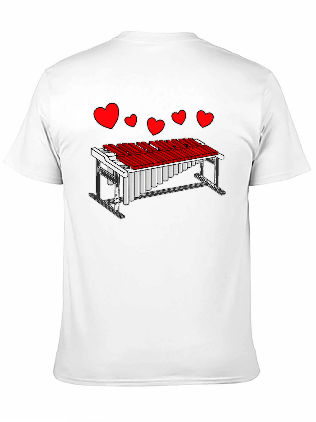 Musical Love T-Shirt - Percussionist Heart