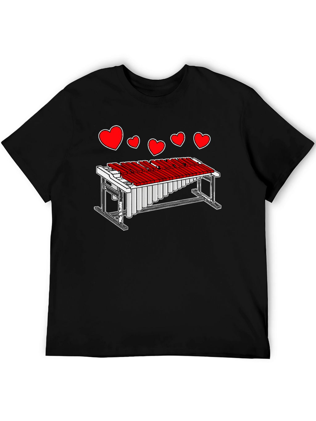 Musical Love T-Shirt - Percussionist Heart