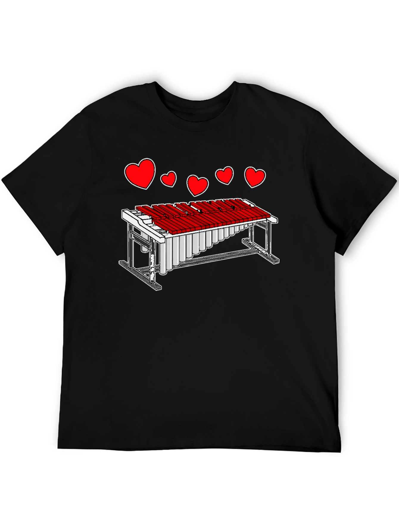 Musical Love T-Shirt - Percussionist Heart