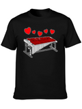 Musical Love T-Shirt - Percussionist Heart