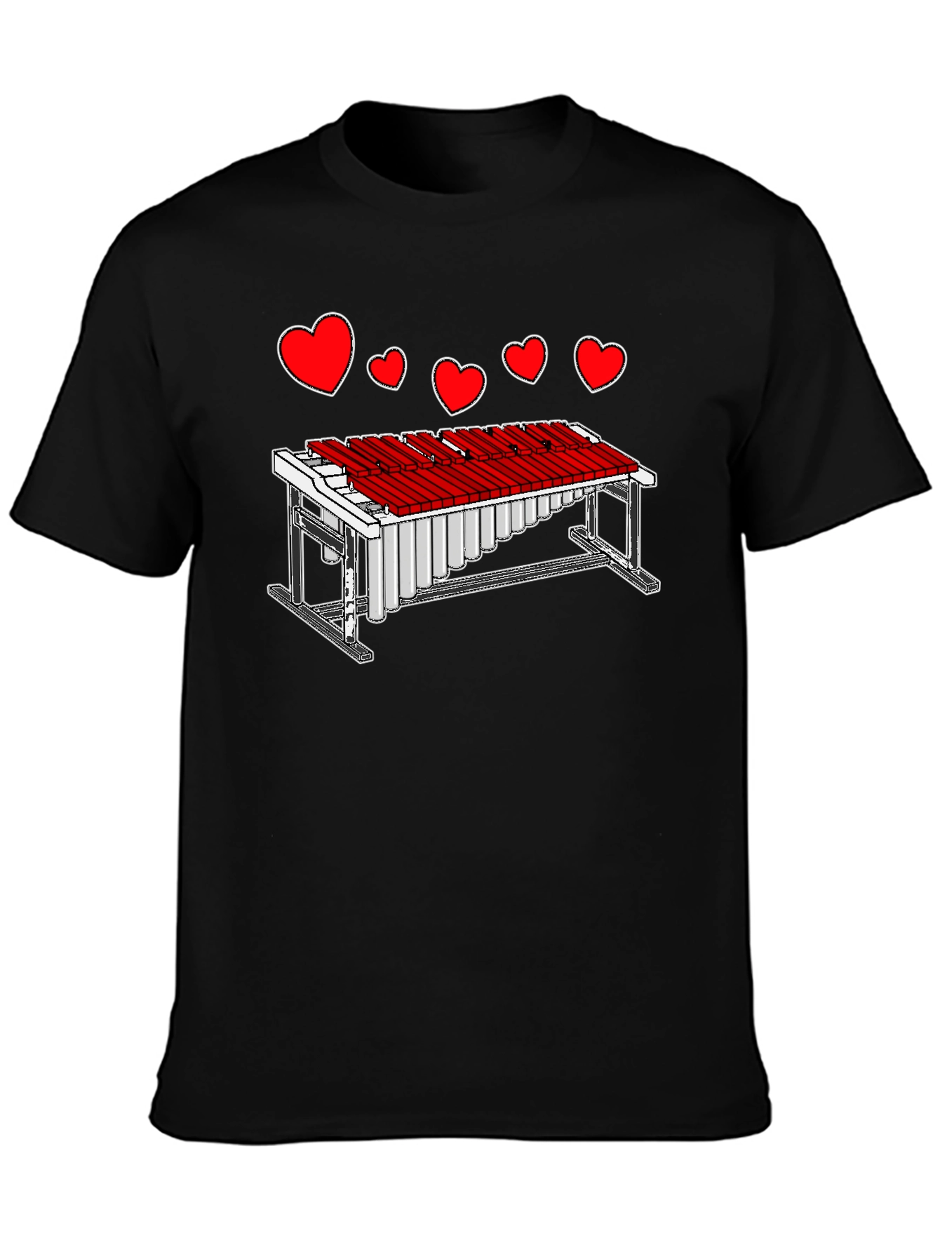 Musical Love T-Shirt - Percussionist Heart