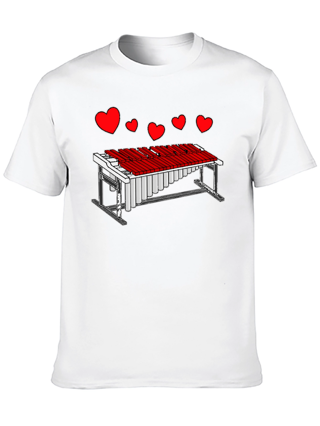 Musical Love T-Shirt - Percussionist Heart