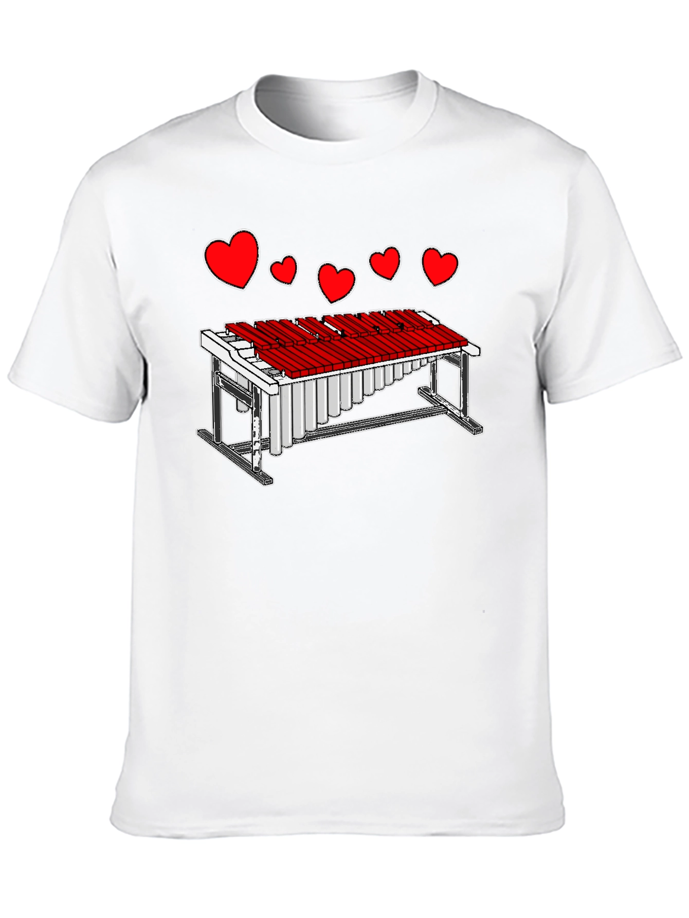 Musical Love T-Shirt - Percussionist Heart