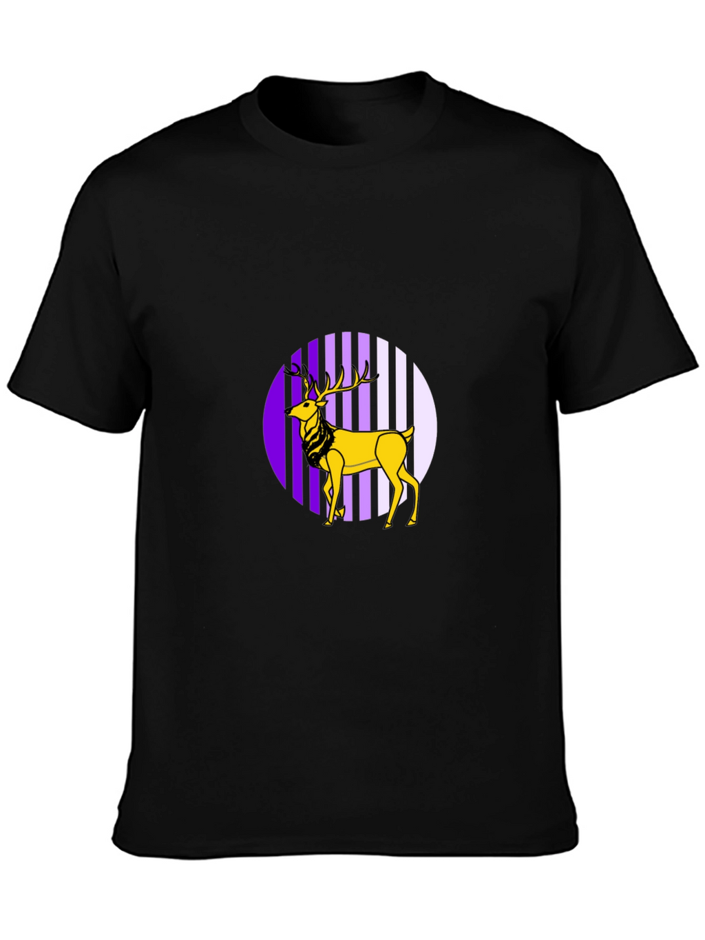Striking Deer Graphic Tee - Unique Style