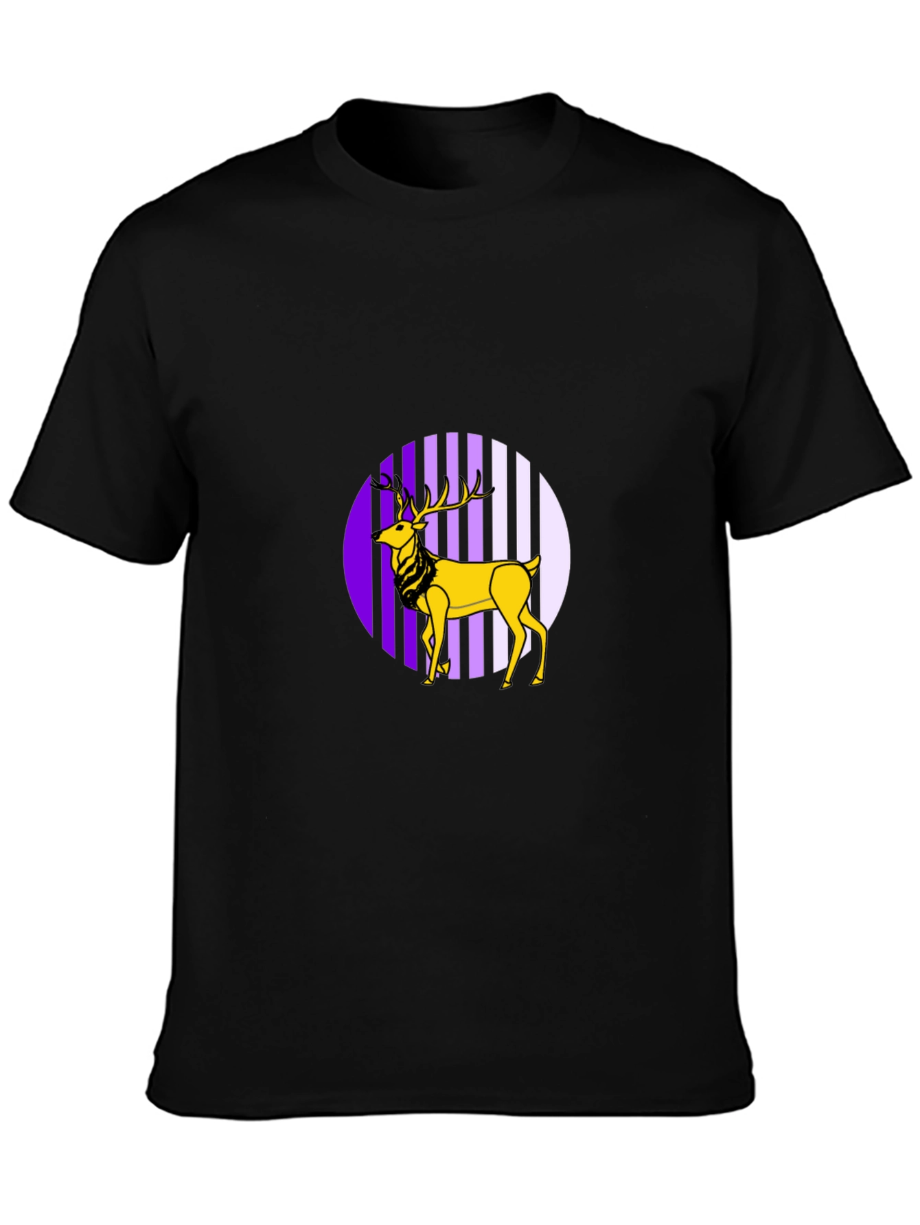 Striking Deer Graphic Tee - Unique Style