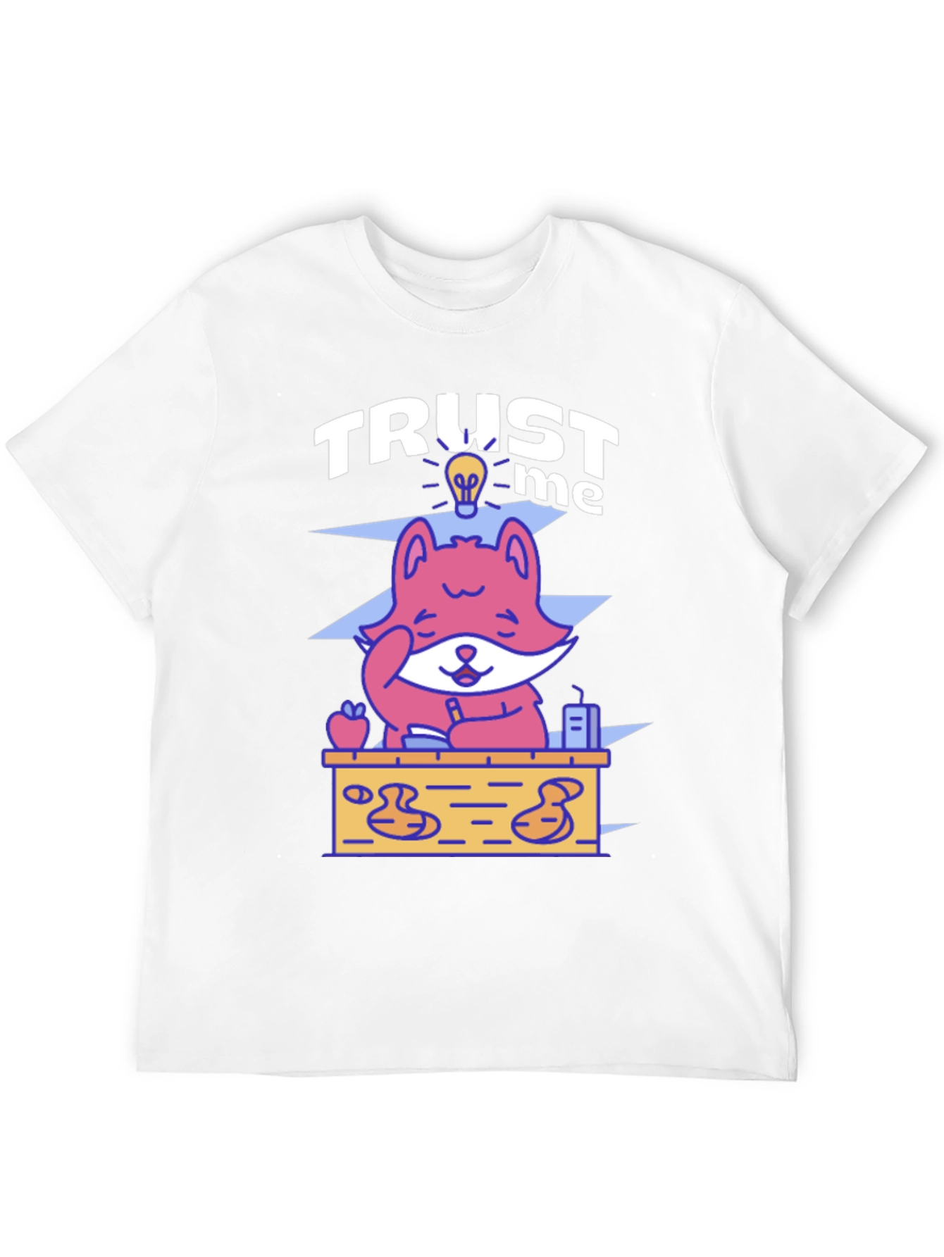 Trust Me Fox Graphic Tee - Unisex Crewneck T-Shirt