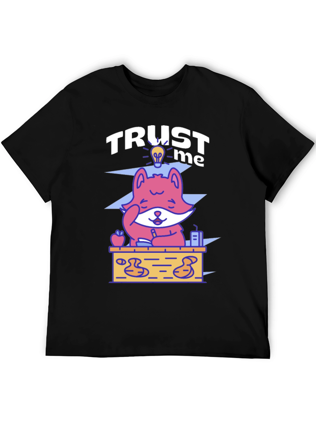 Trust Me Fox Graphic Tee - Unisex Crewneck T-Shirt