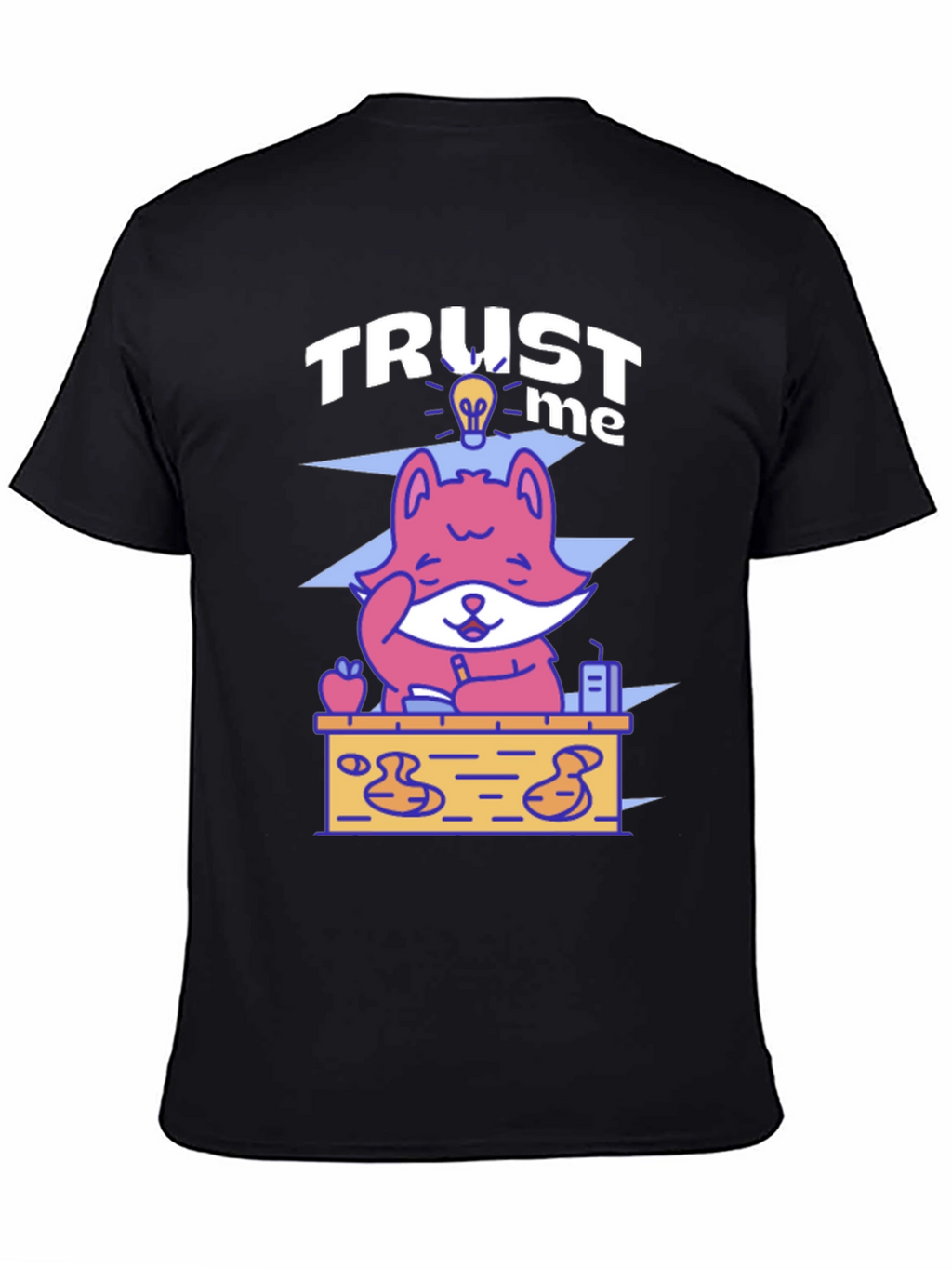 Trust Me Fox Graphic Tee - Unisex Crewneck T-Shirt