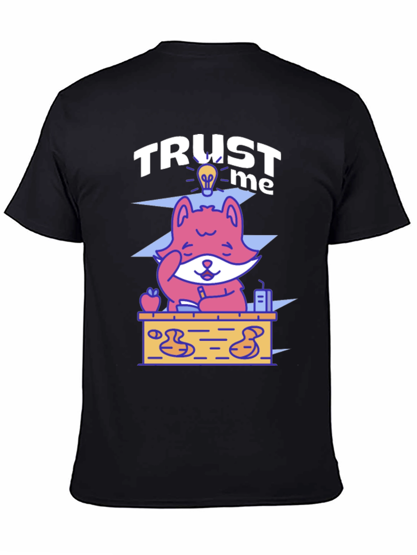 Trust Me Fox Graphic Tee - Unisex Crewneck T-Shirt