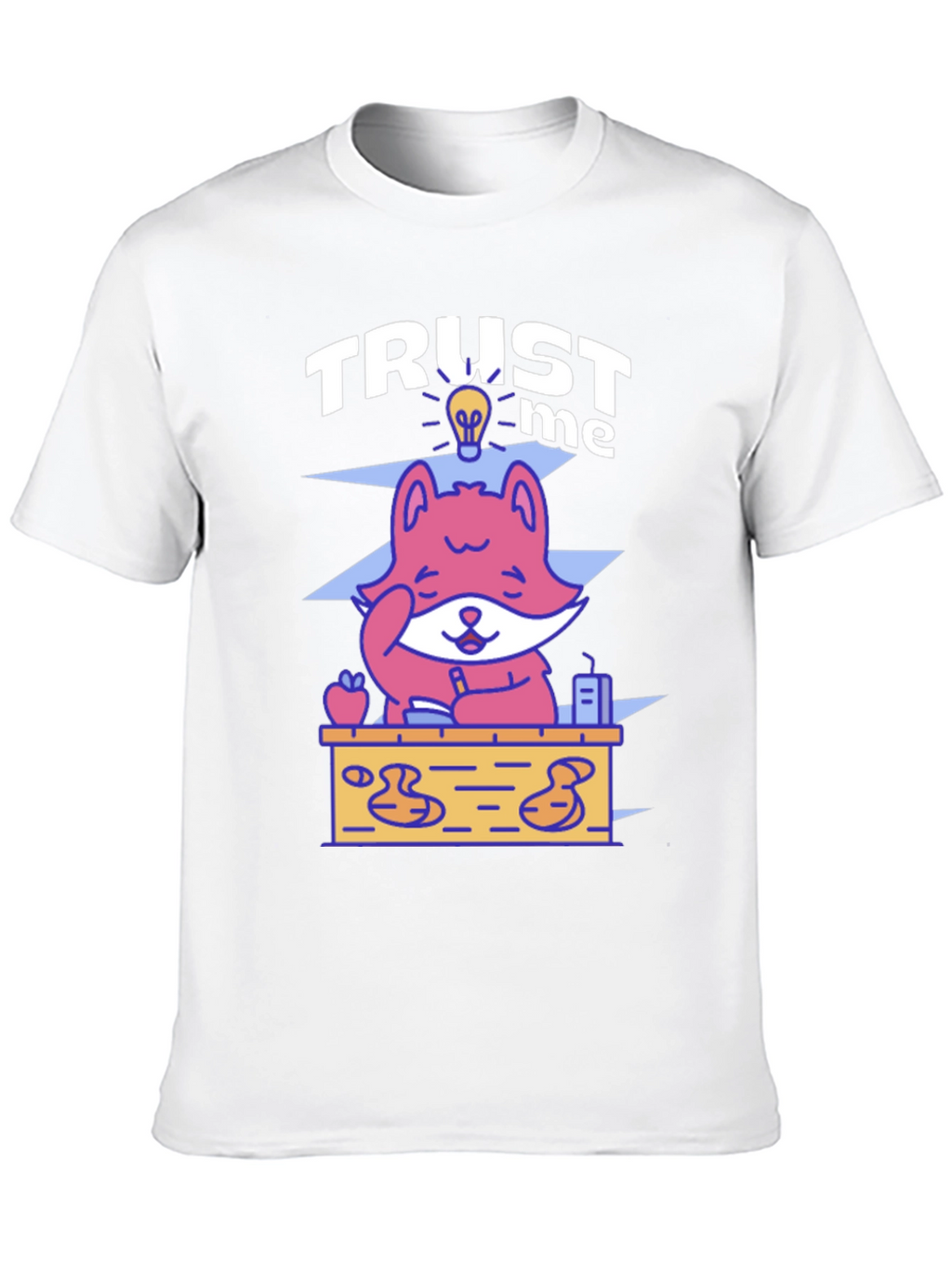 Trust Me Fox Graphic Tee - Unisex Crewneck T-Shirt