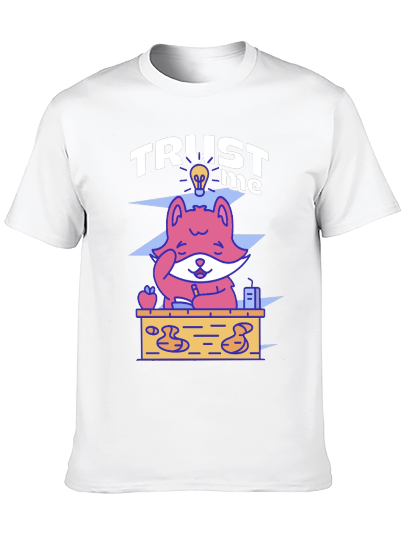 Trust Me Fox Graphic Tee - Unisex Crewneck T-Shirt
