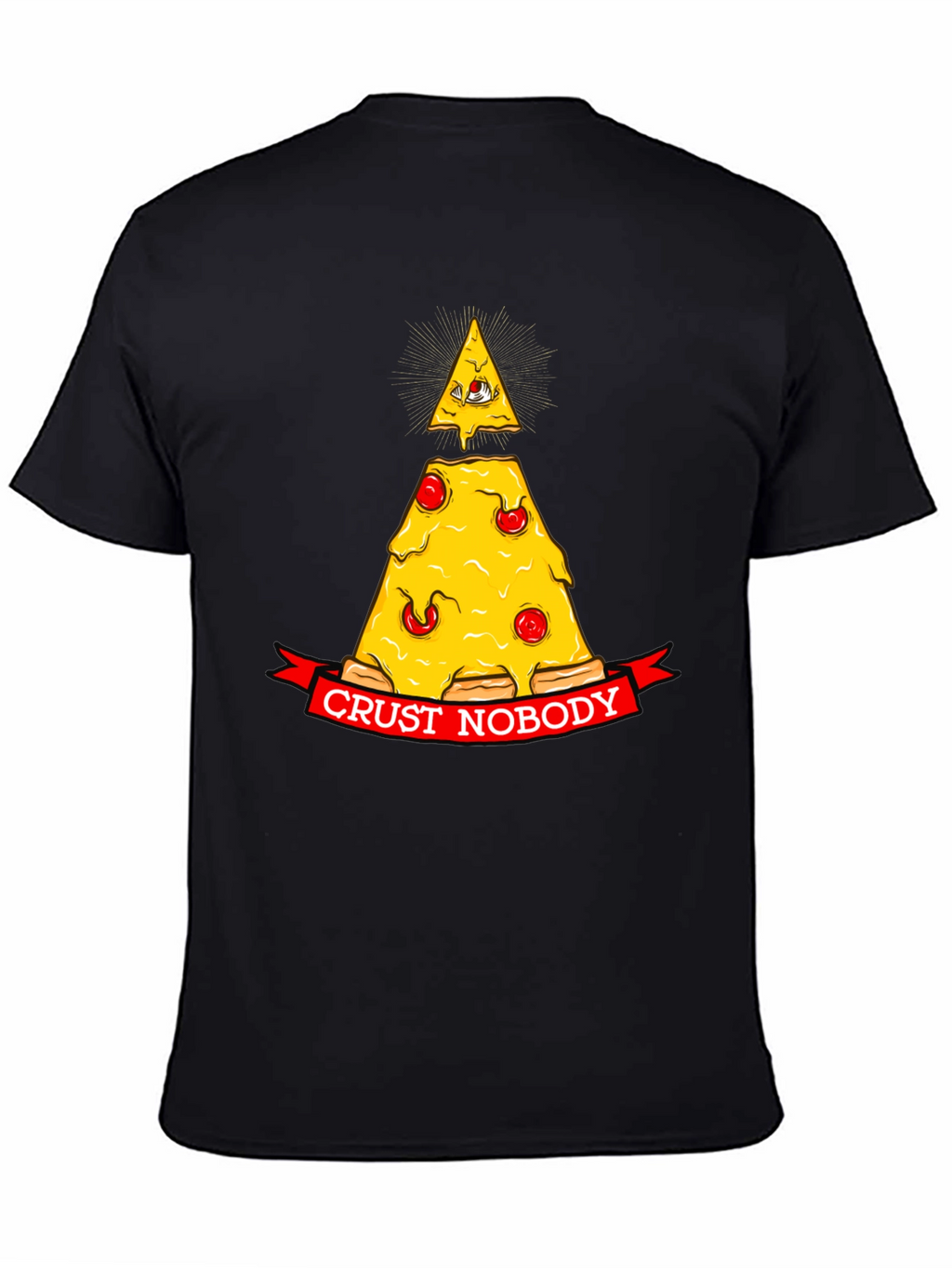 Crust Nobody Pizza Slice Graphic Tee