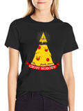 Crust Nobody Pizza Slice Graphic Tee