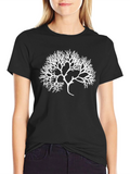 Abstract Tree Graphic T-Shirt