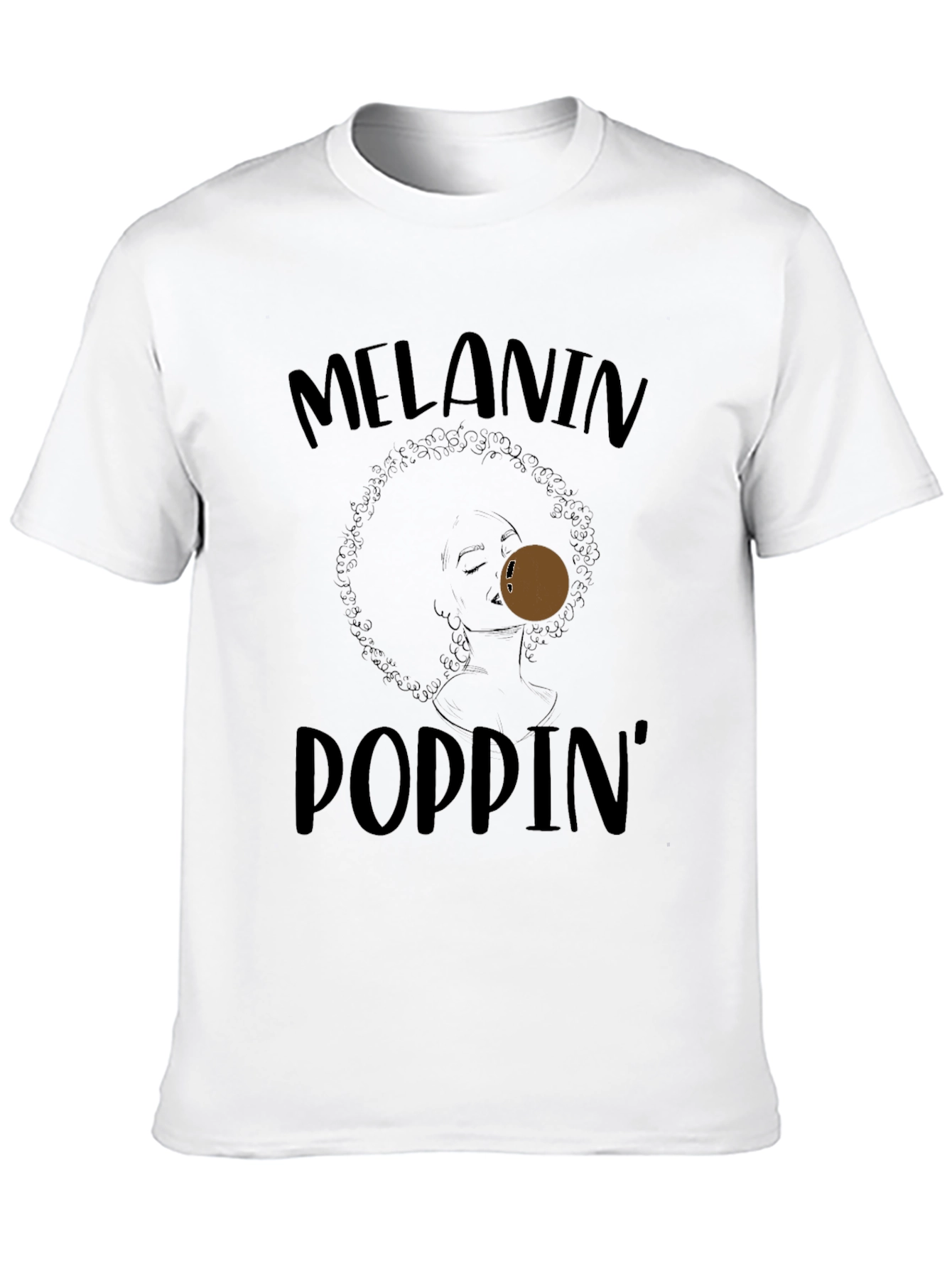 Melanin Poppin Graphic T-Shirt