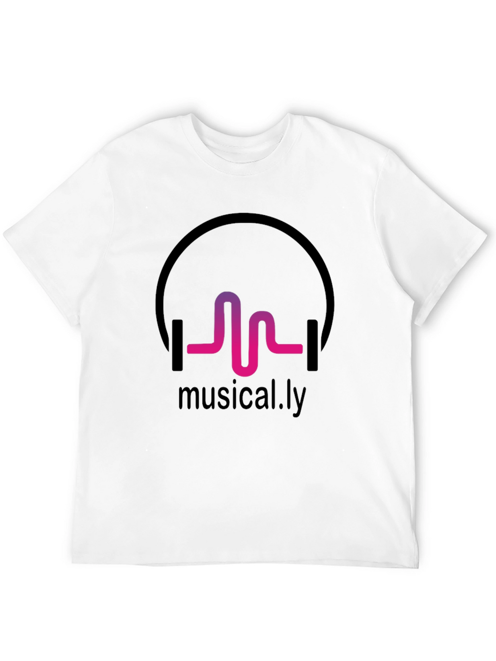 Musical.ly Black Graphic Tee