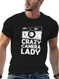 Crazy Camera Lady Graphic Tee