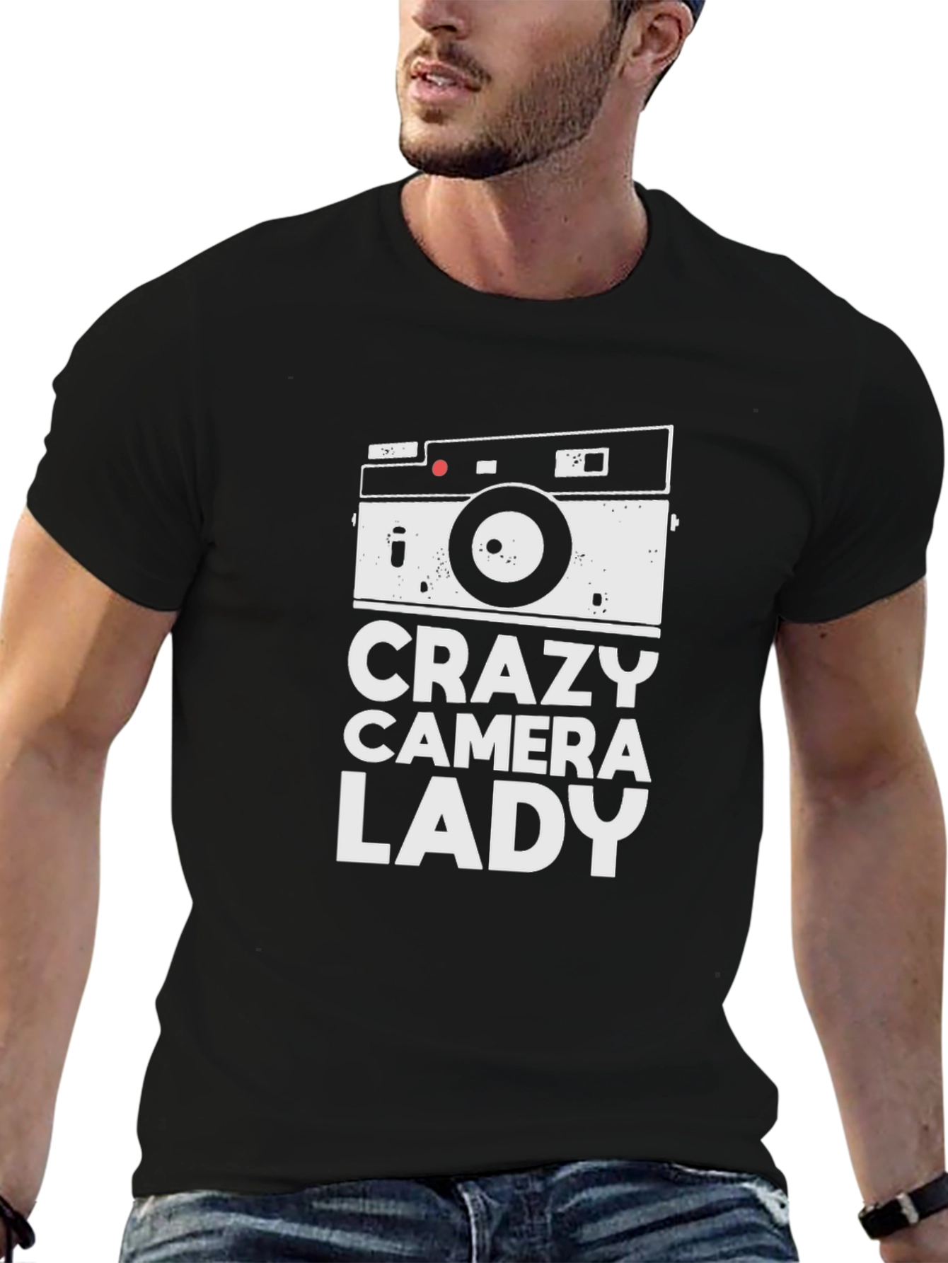 Crazy Camera Lady Graphic Tee