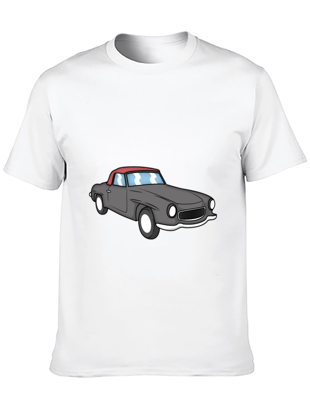 Classic Car Graphic Tee - Mens Black T-Shirt