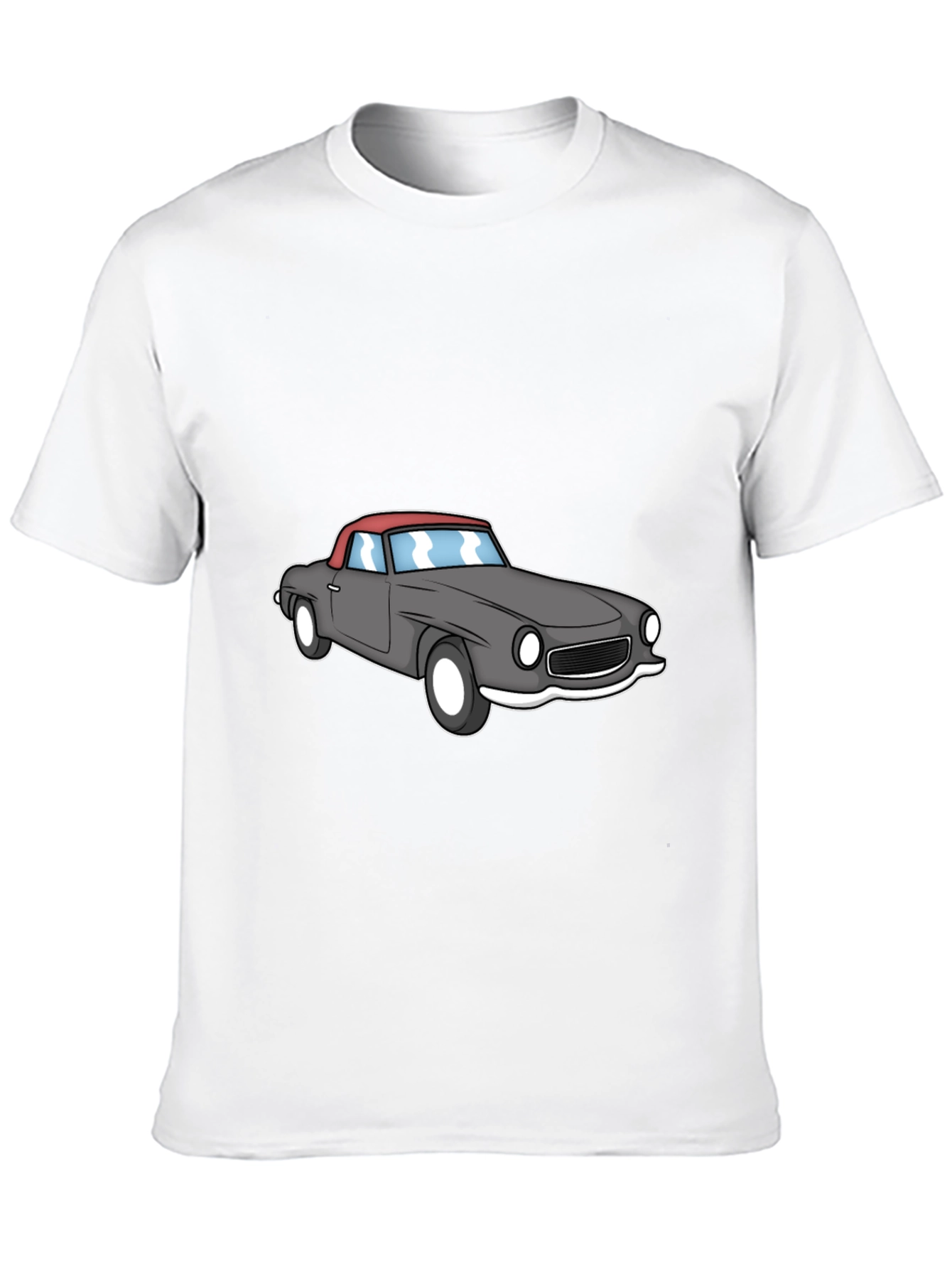 Classic Car Graphic Tee - Mens Black T-Shirt