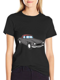 Classic Car Graphic Tee - Mens Black T-Shirt