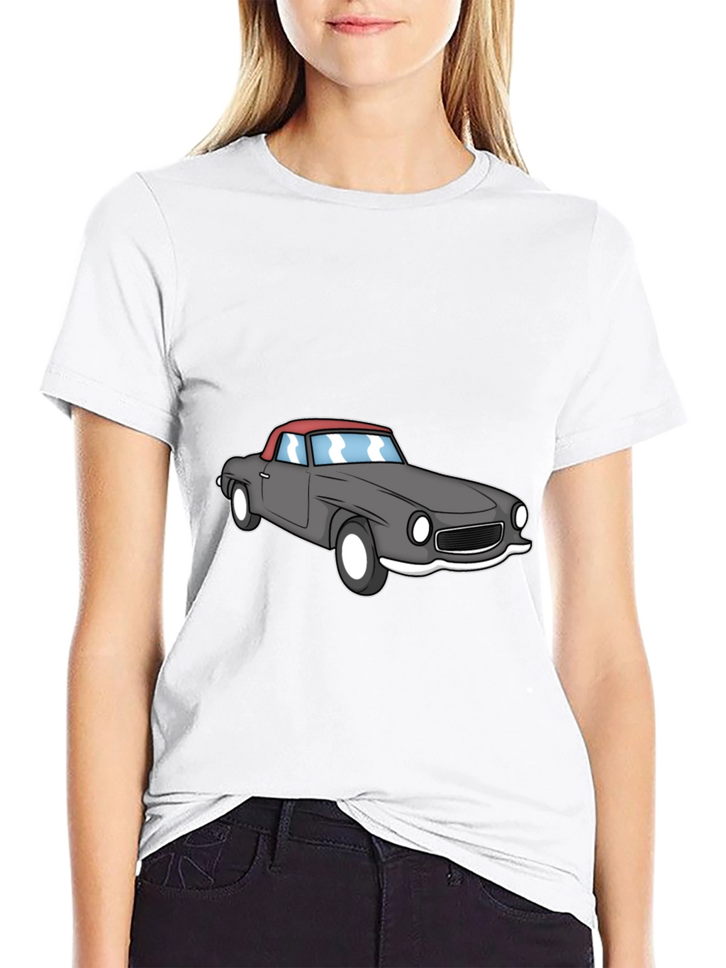 Classic Car Graphic Tee - Mens Black T-Shirt