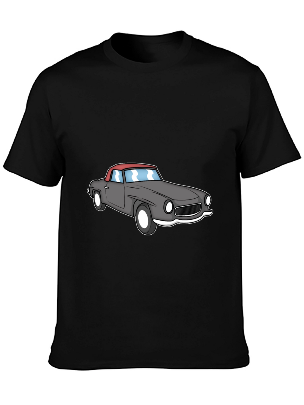 Classic Car Graphic Tee - Mens Black T-Shirt