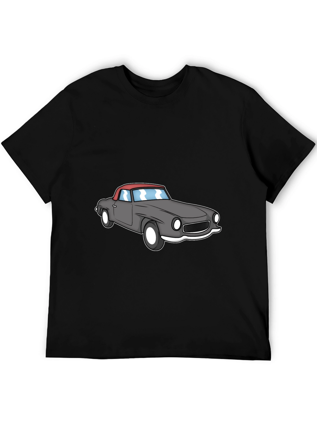 Classic Car Graphic Tee - Mens Black T-Shirt