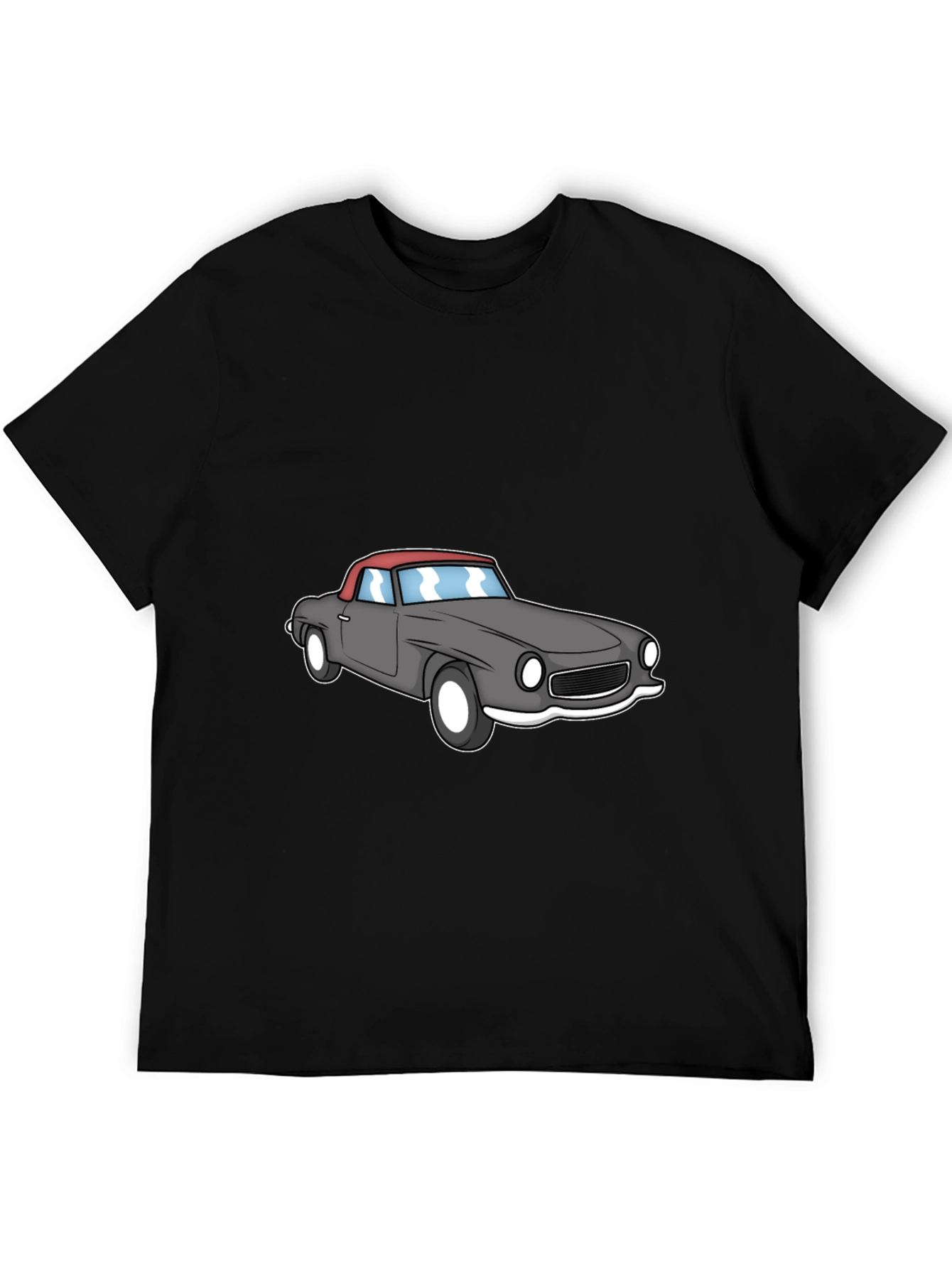 Classic Car Graphic Tee - Mens Black T-Shirt