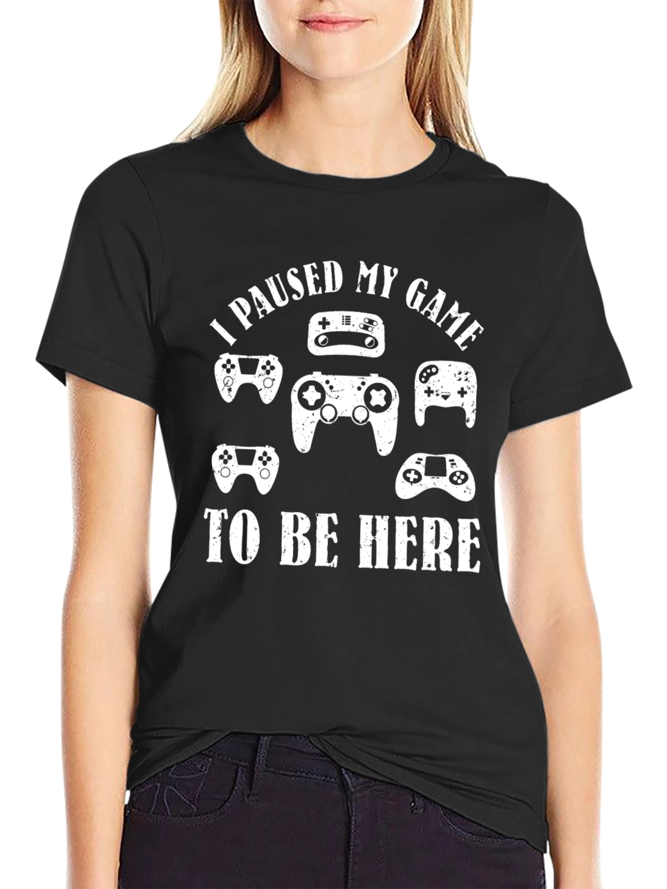 Gamer T-Shirt - I Paused My Game to Be Here