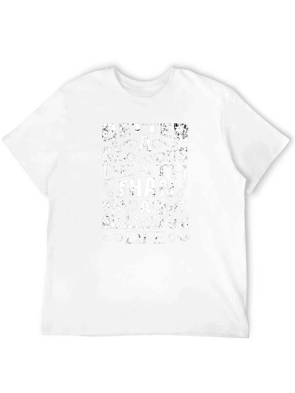 Glorious Death Graphic T-Shirt - Black