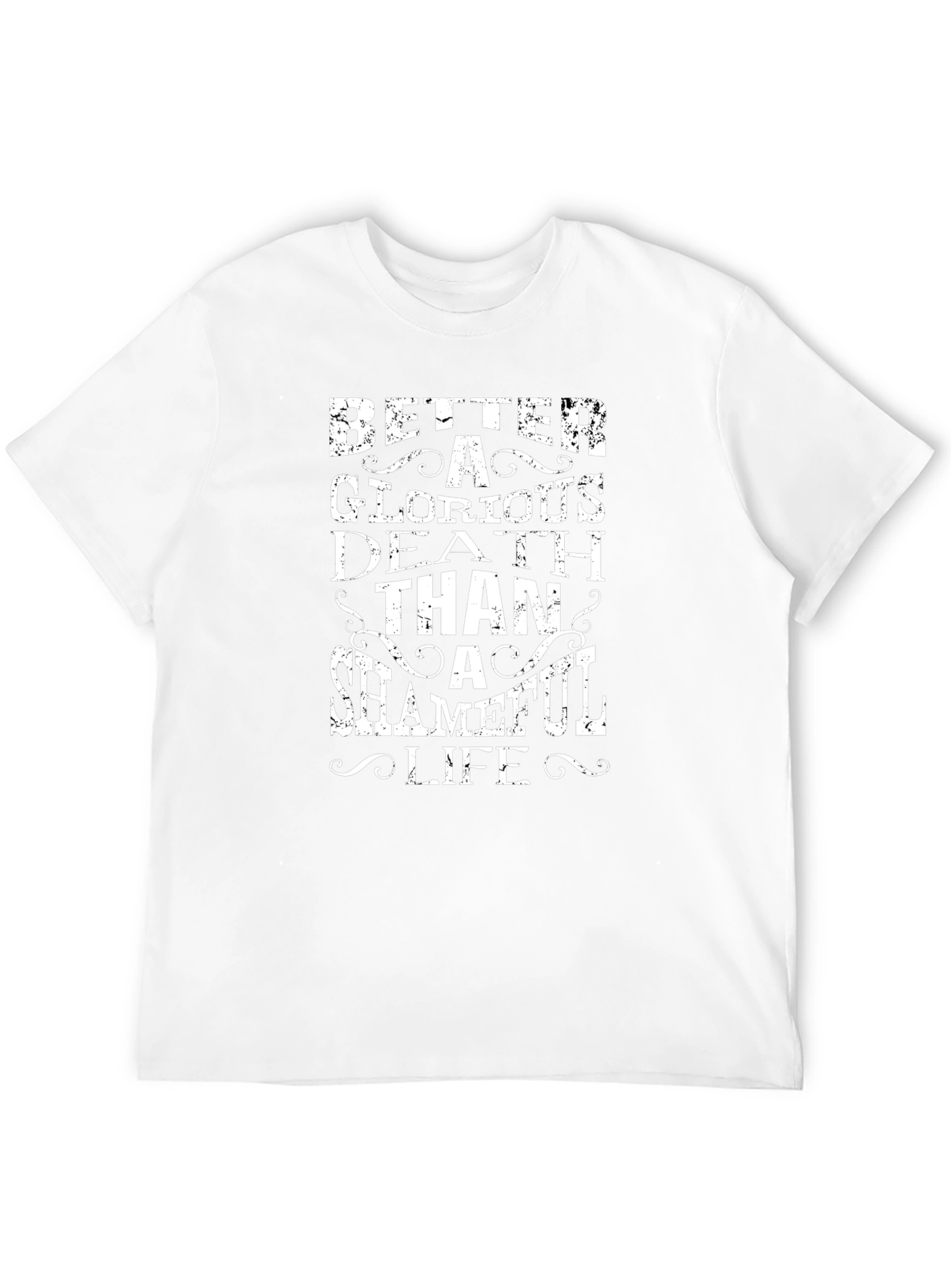 Glorious Death Graphic T-Shirt - Black
