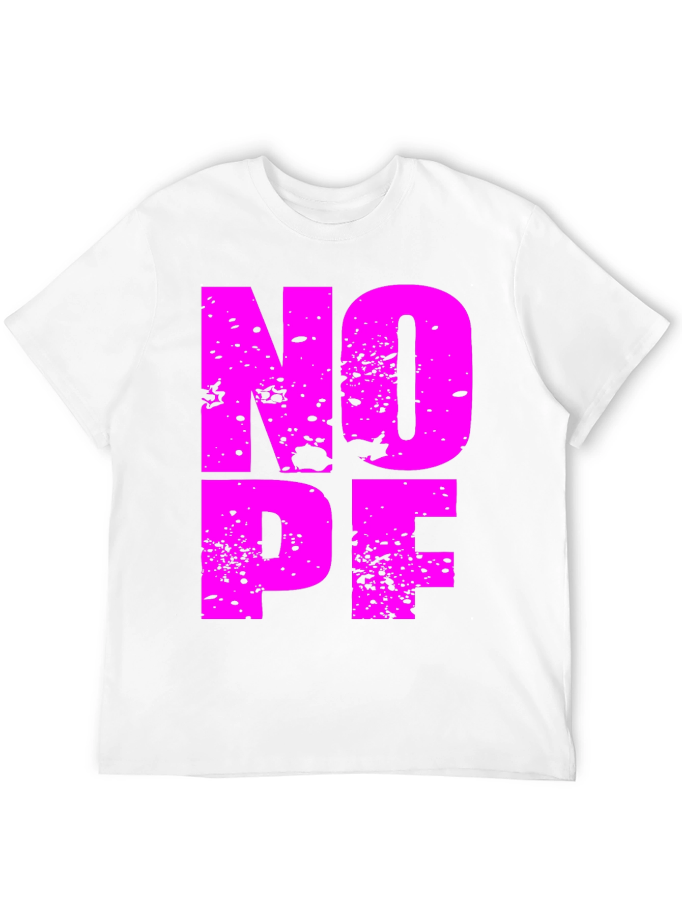 Nope Graphic Tee - Soft Cotton T-Shirt