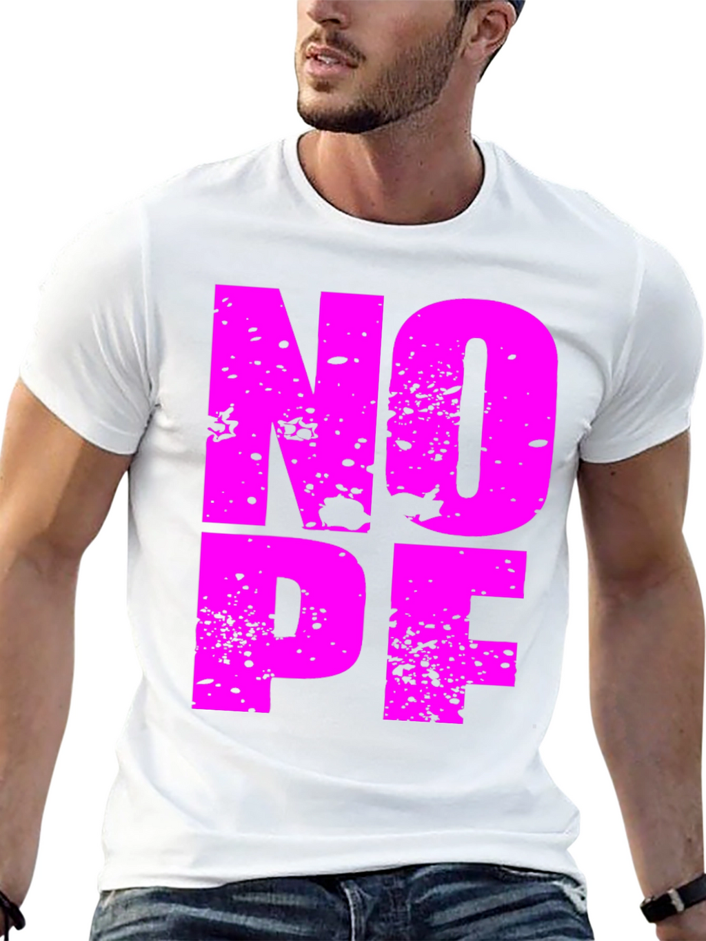 Nope Graphic Tee - Soft Cotton T-Shirt