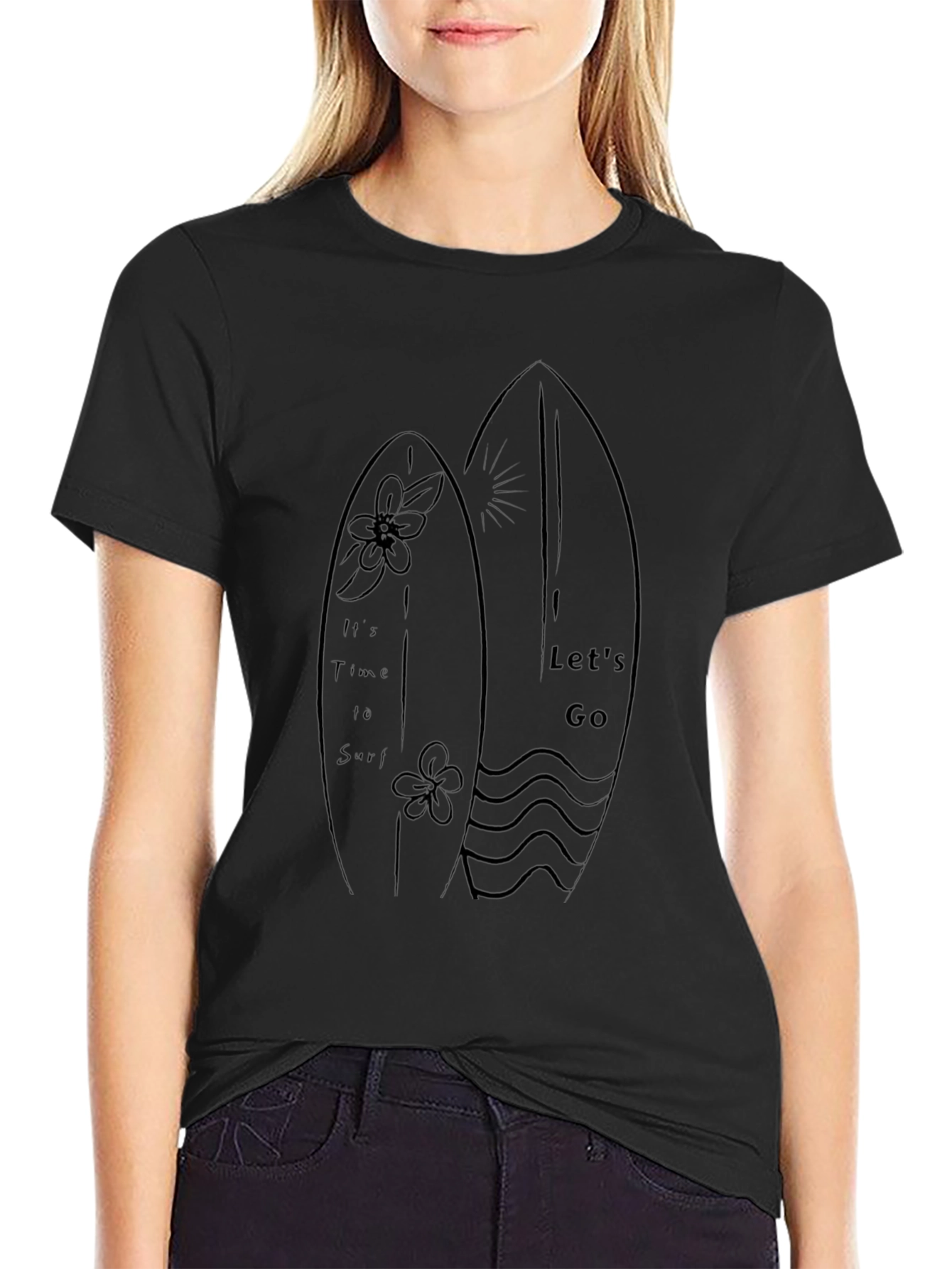 Surfboard Graphic T-Shirt