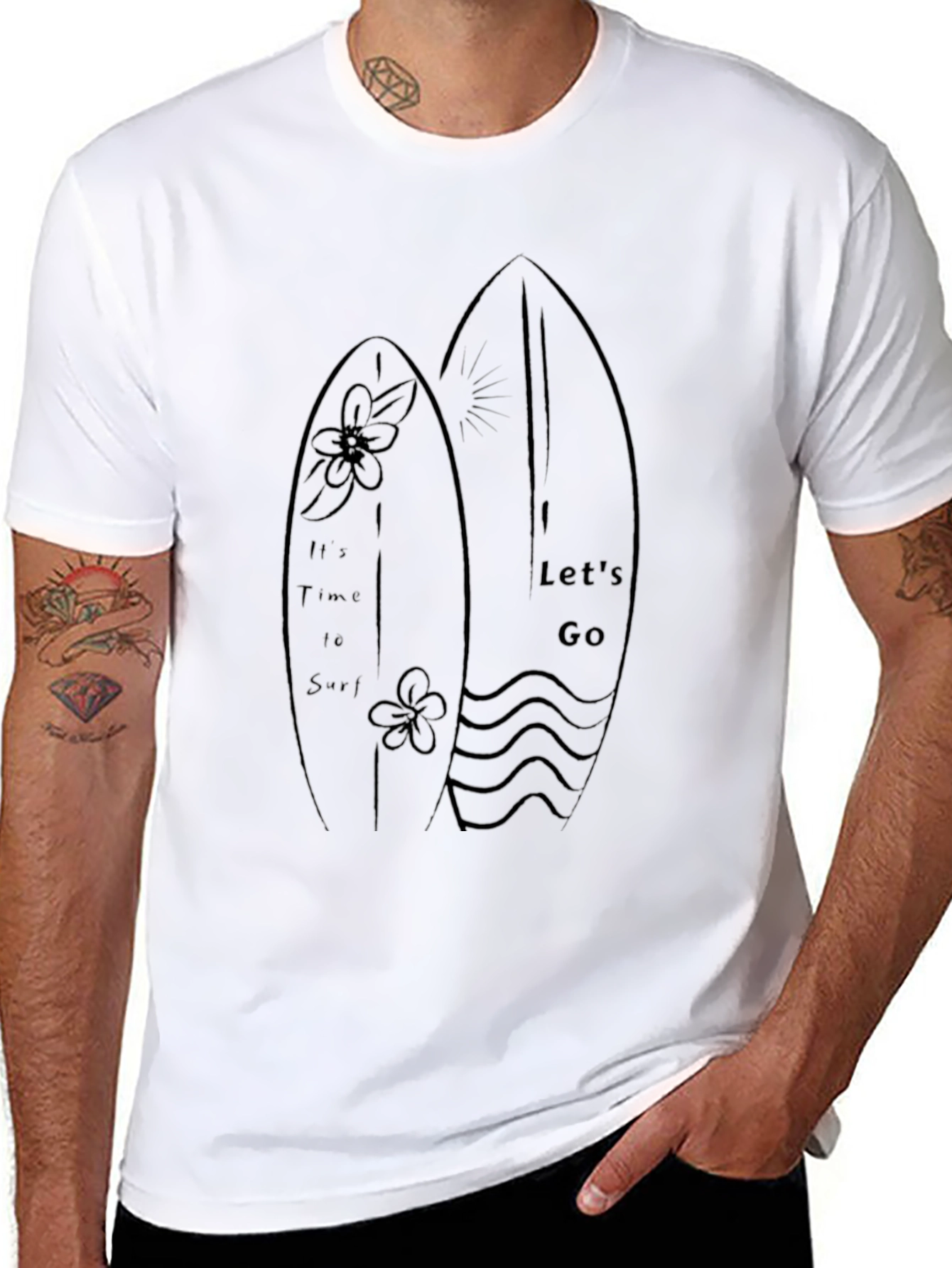 Surfboard Graphic T-Shirt