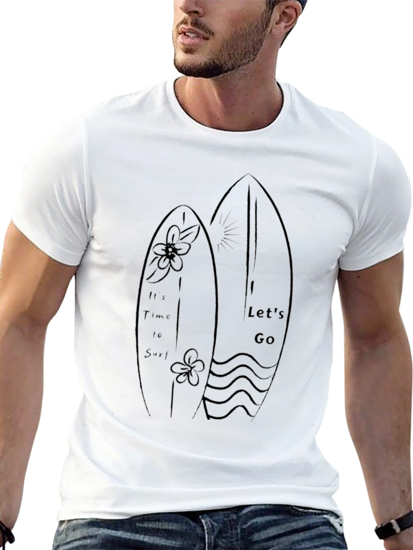 Surfboard Graphic T-Shirt