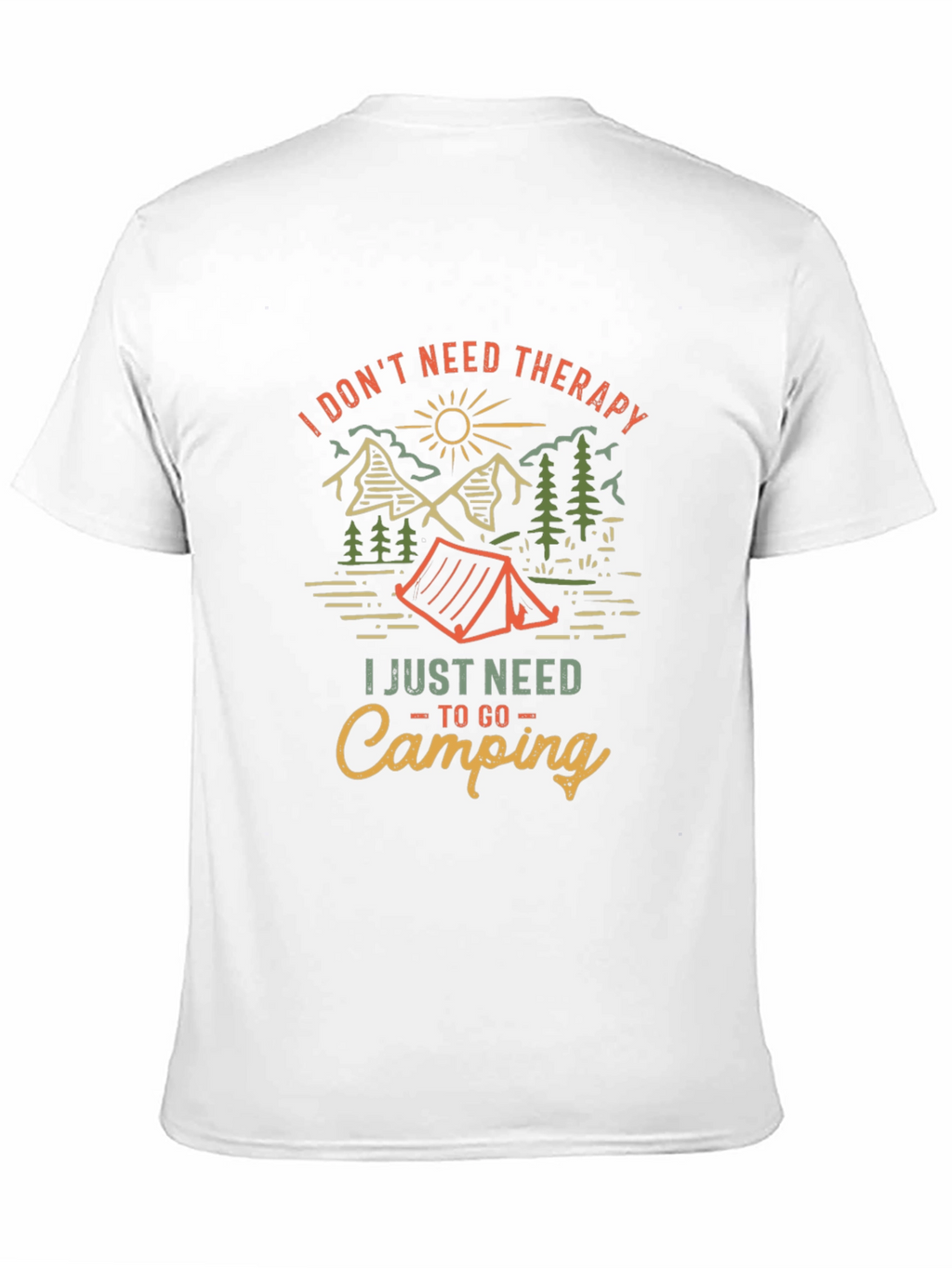 Camping Therapy Graphic Tee