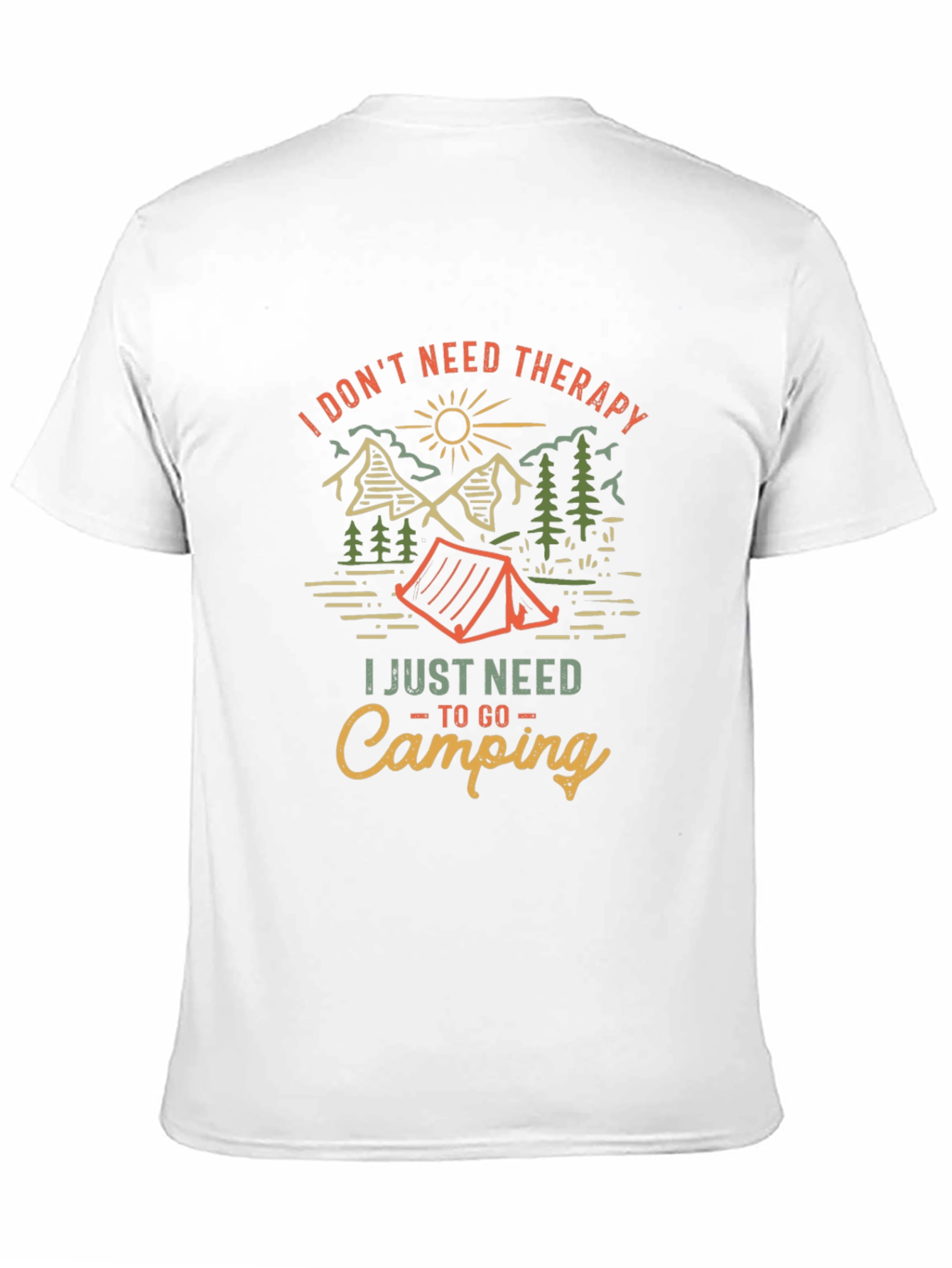 Camping Therapy Graphic Tee