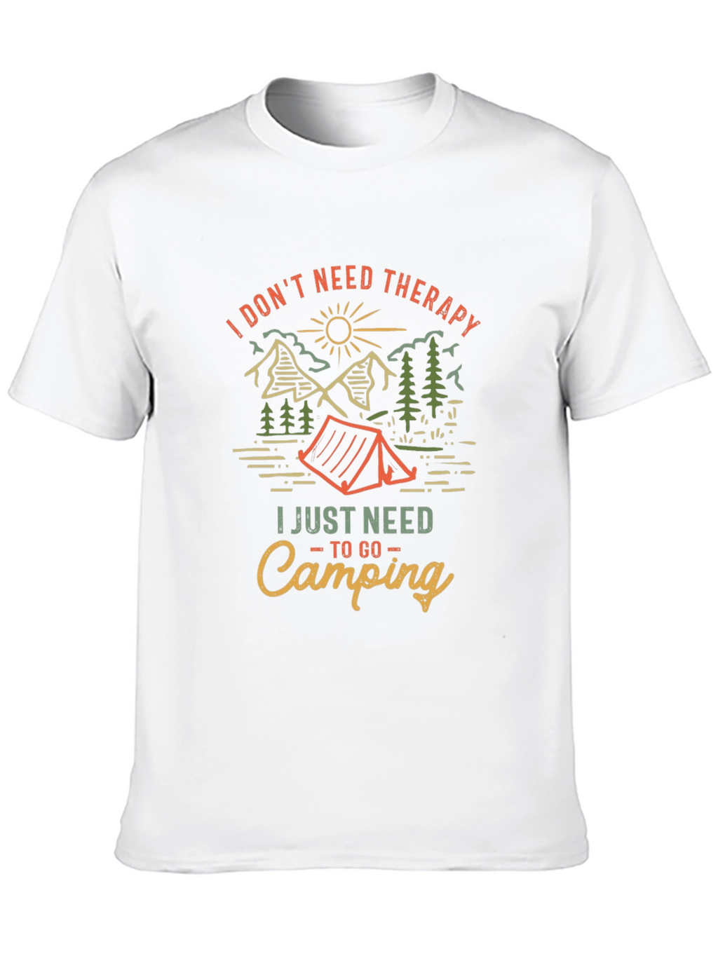 Camping Therapy Graphic Tee