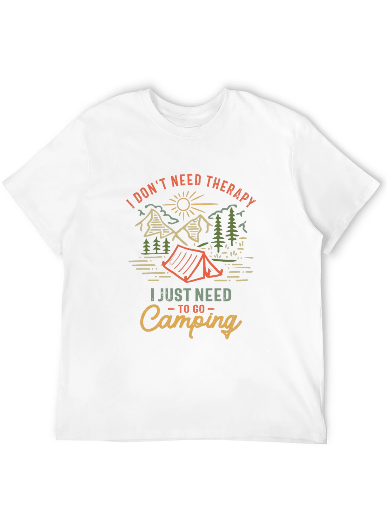 Camping Therapy Graphic Tee
