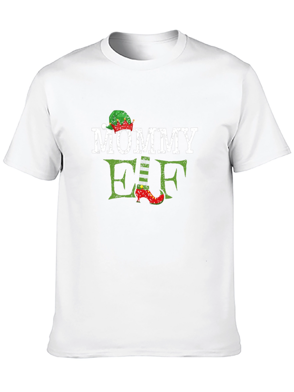 Mommy Elf Christmas Holiday T-Shirt