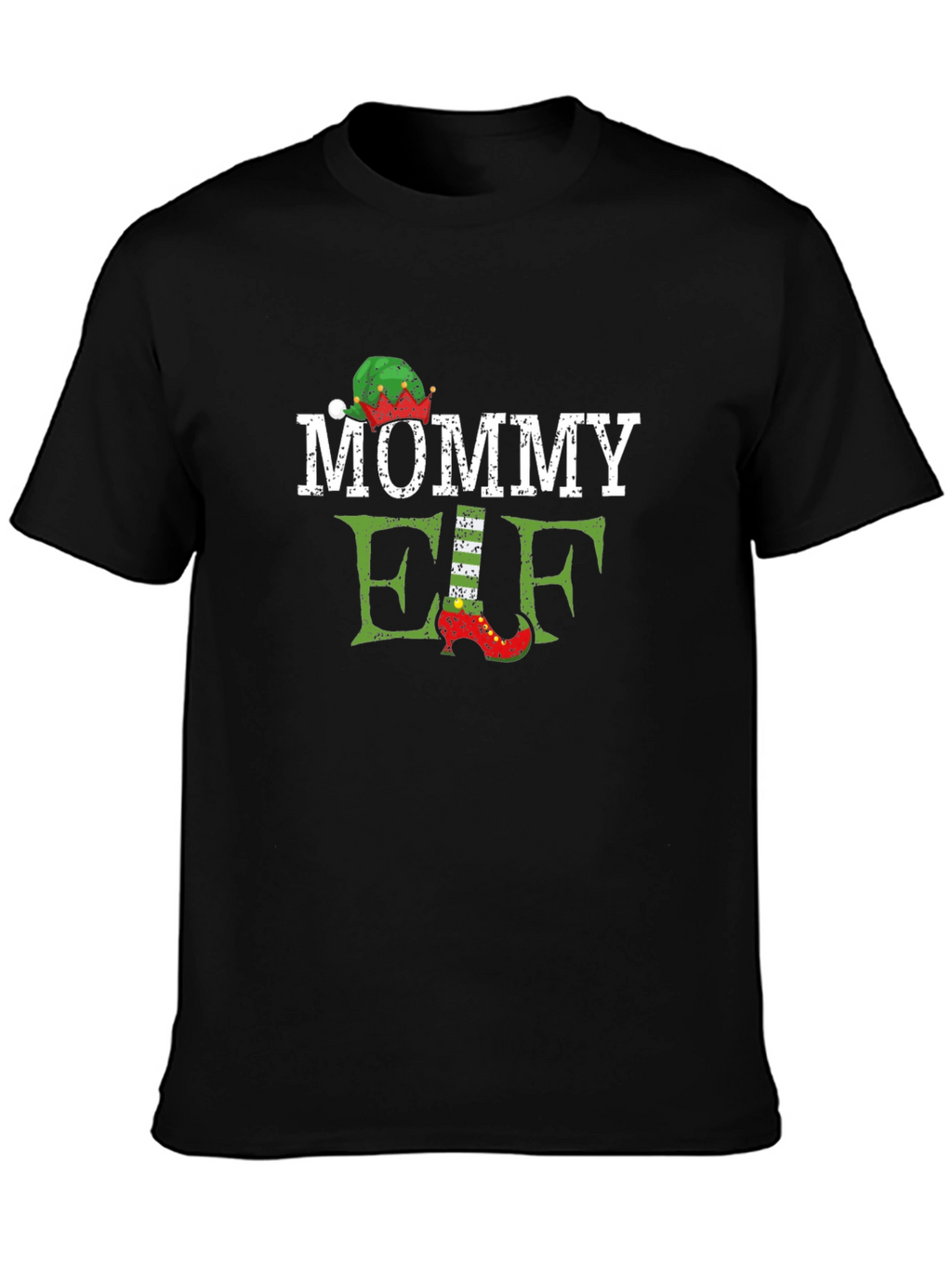 Mommy Elf Christmas Holiday T-Shirt