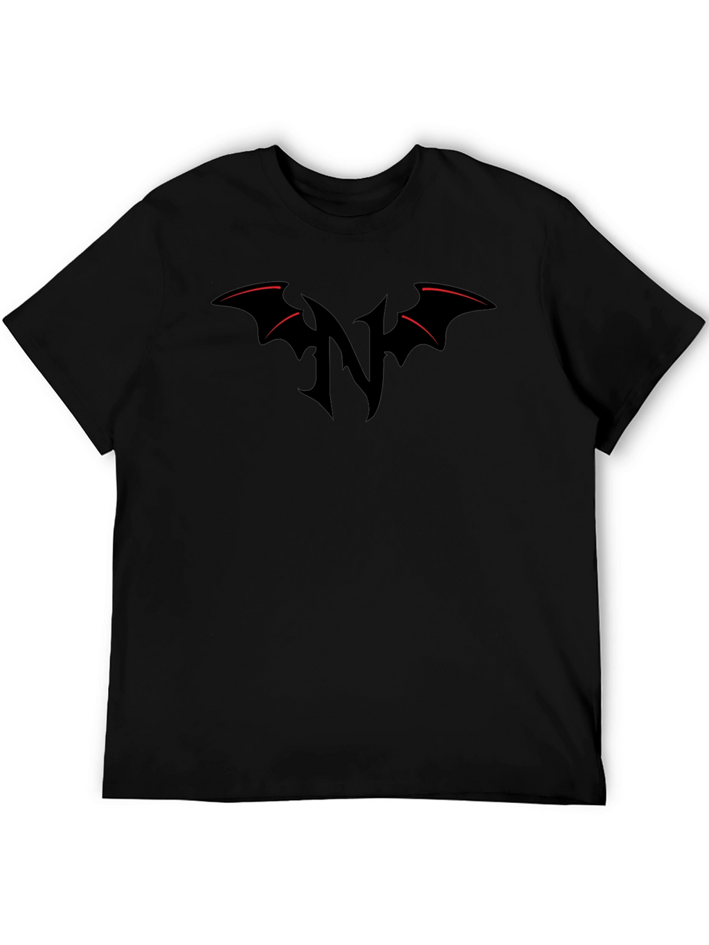 Bat Wing N Graphic Tee - Black